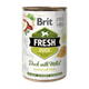 Brit Fresh can Duck with Millet — envase oficial referencial