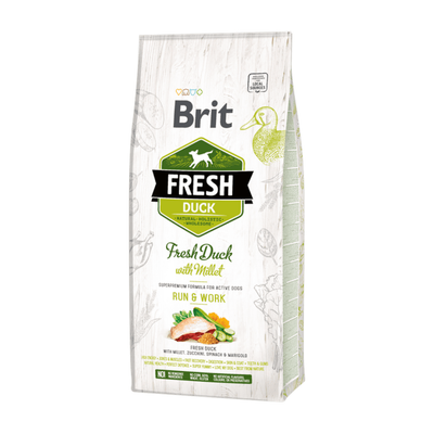 Brit Fresh Duck with Millet — envase oficial referencial