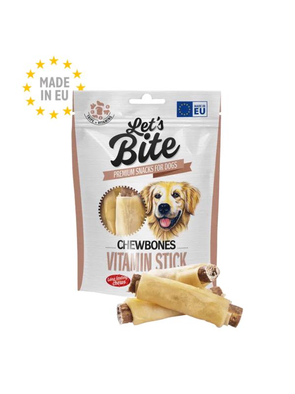 Brit Let’s Bite Vitamin Stick, bolsa de 150 g con 3 rollitos