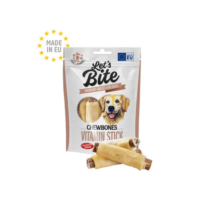 Brit Let’s Bite Vitamin Stick, bolsa de 150 g con 3 rollitos