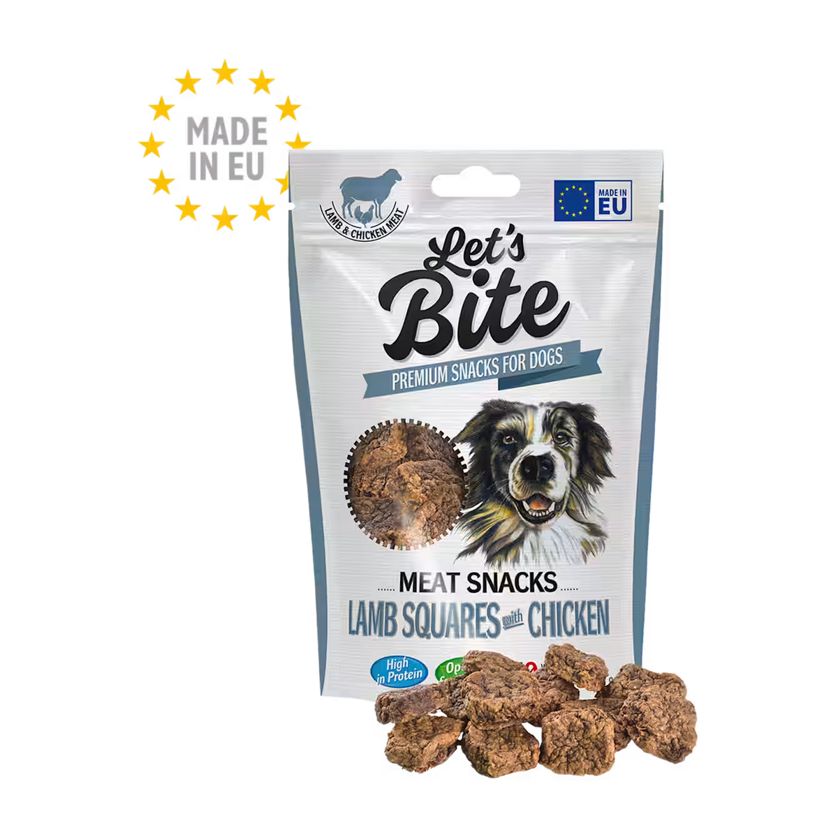 Brit Let’s Bite | Lamb Squares with Chicken para perros
