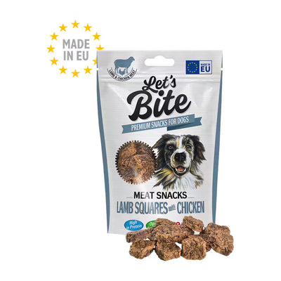 Brit Let’s Bite | Lamb Squares with Chicken para perros