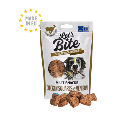 Brit Let’s Bite | Chicken Squares with Venison para perros