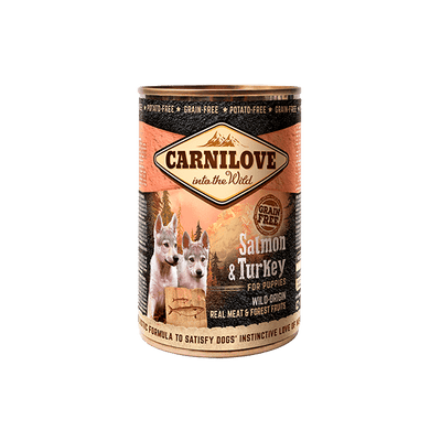 Carnilove | Alimento húmedo de salmón y pavo para cachorros