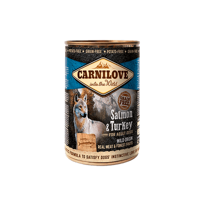 Carnilove | Alimento húmedo de salmón y pavo para perros adultos