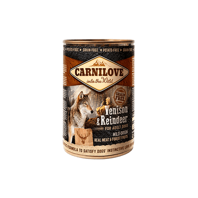 Carnilove | Alimento húmedo de venado y reno para perros adultos