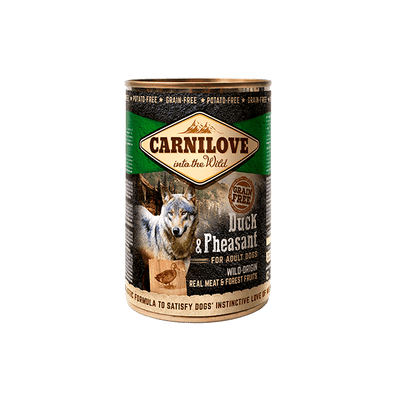 Carnilove | Alimento húmedo de pato y faisán para perros adultos