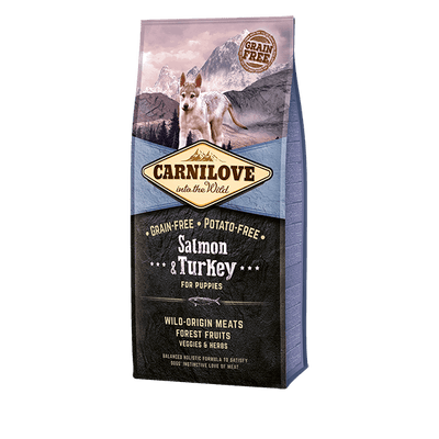 Carnilove | Alimento seco de salmón y pavo para cachorros