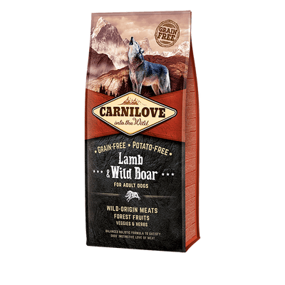 Carnilove | Alimento seco de cordero y jabalí para perros adultos