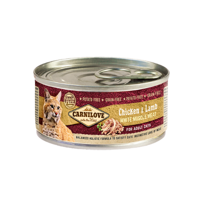 Carnilove | Alimento húmedo de pollo y cordero para gatos adultos