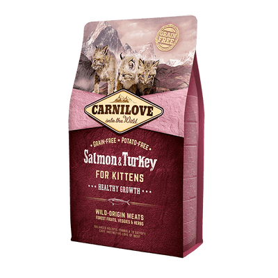 Carnilove | Alimento seco de salmón y pavo para gatitos
