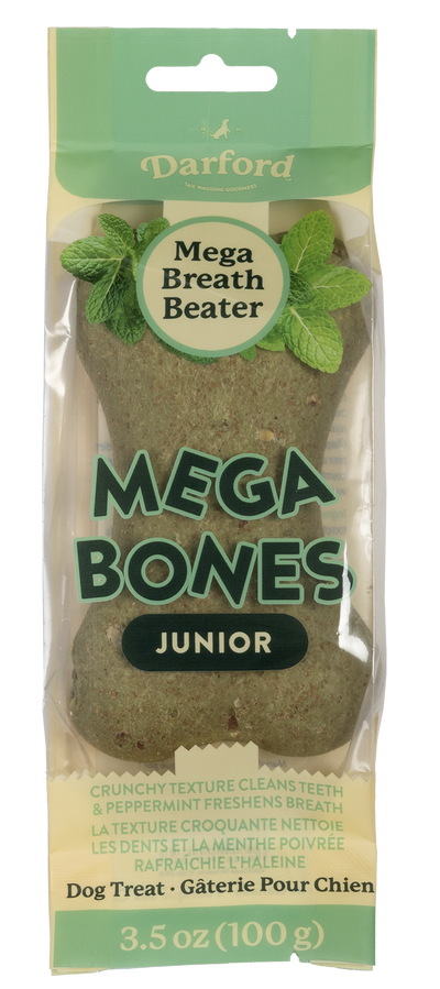 Darford | Mega-Bones Junior galleta de menta y perejil para perros 100 g