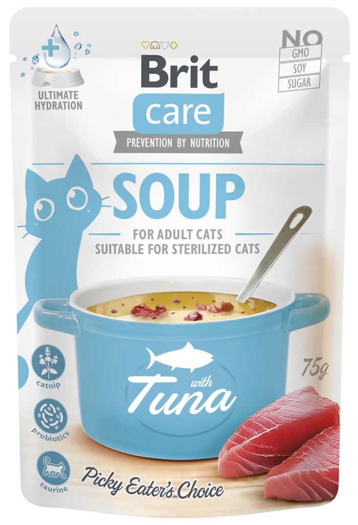 Brit Care Soup with Tuna, sobre de 75 g