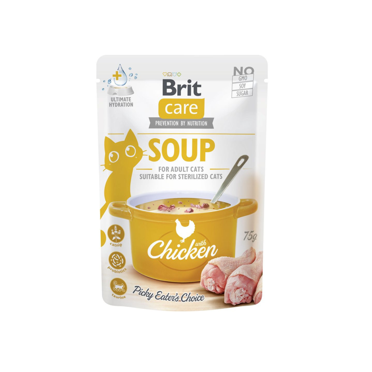 Brit Care Soup with Chicken, sobre de 75 g