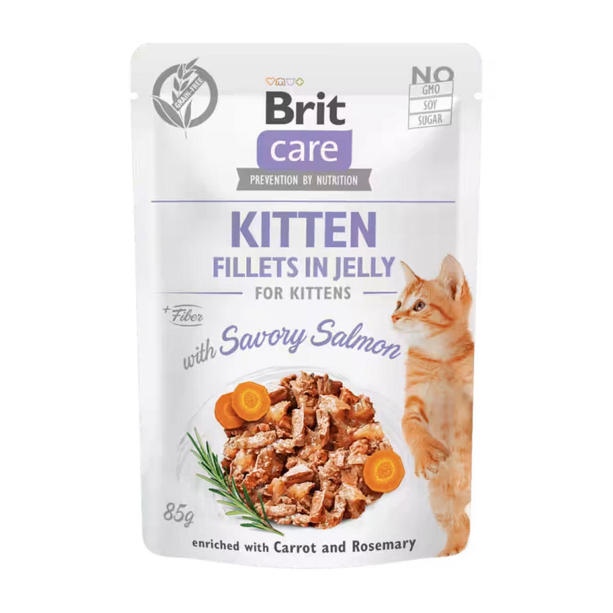 Brit Care | Kitten filetes de salmón en gelatina para gatitos