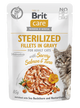 Brit Care | Filetes de salmón y atún en salsa para gatos esterilizados
