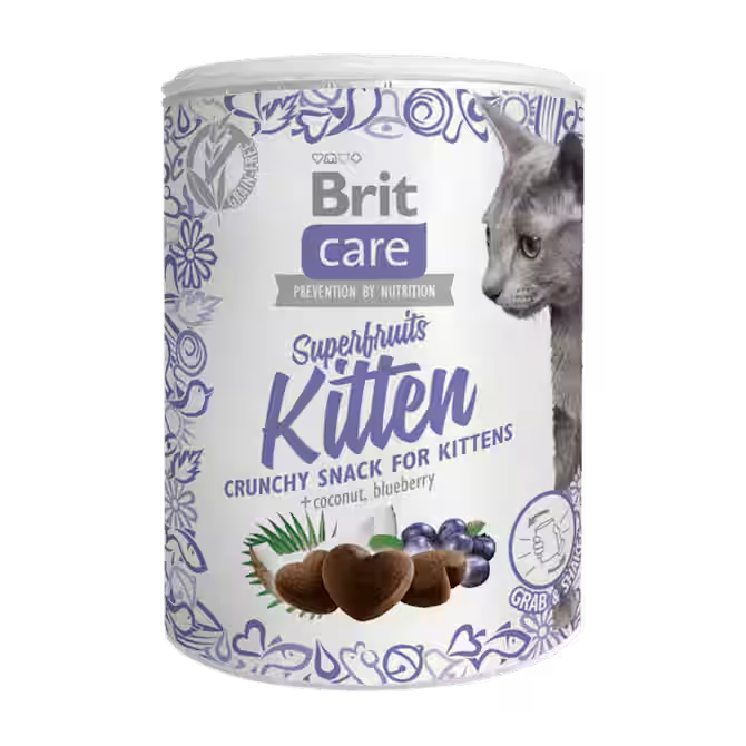Brit Care | Superfruits Kitten snack crujiente para gatitos