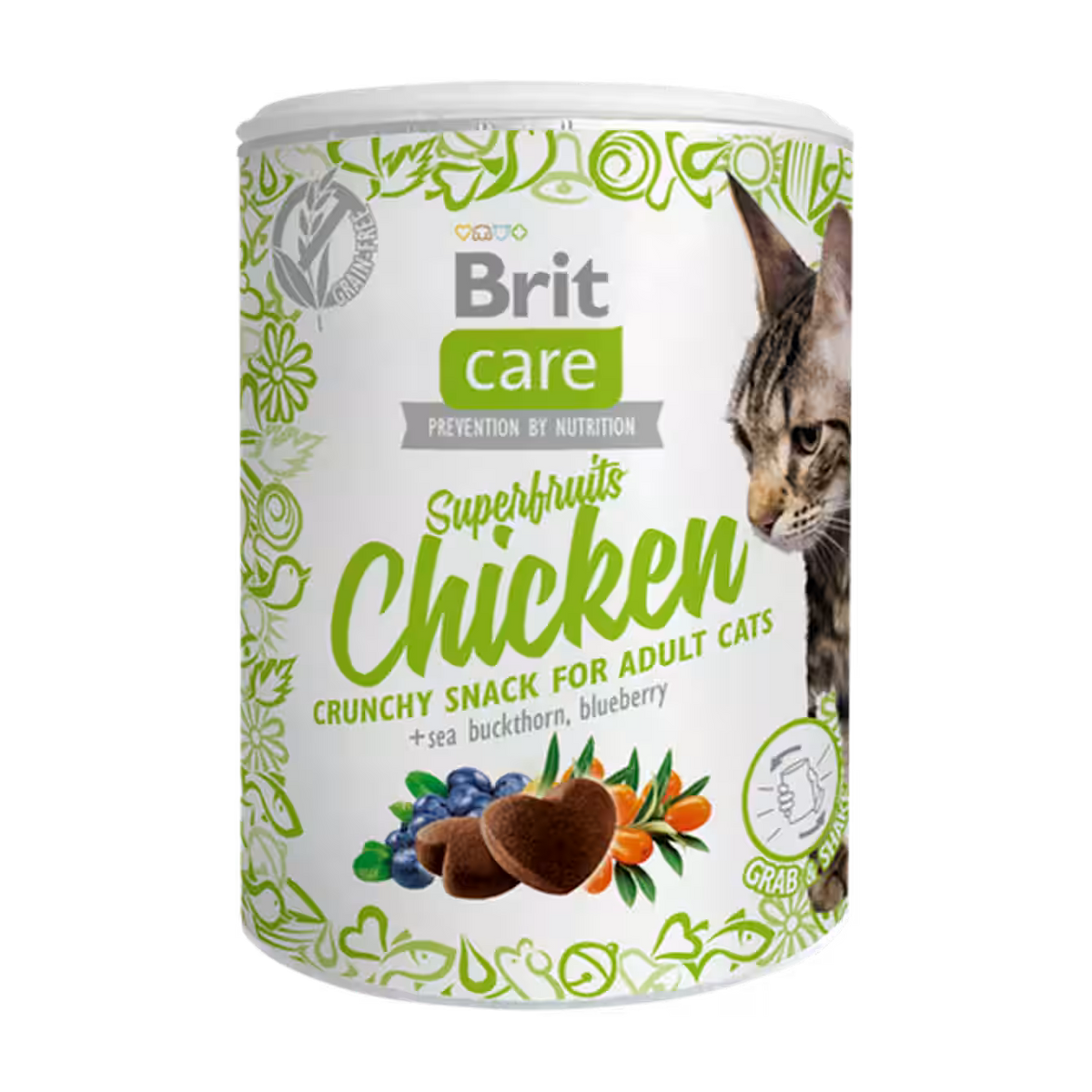 Brit Care | Superfruits Chicken snack crujiente para gatos