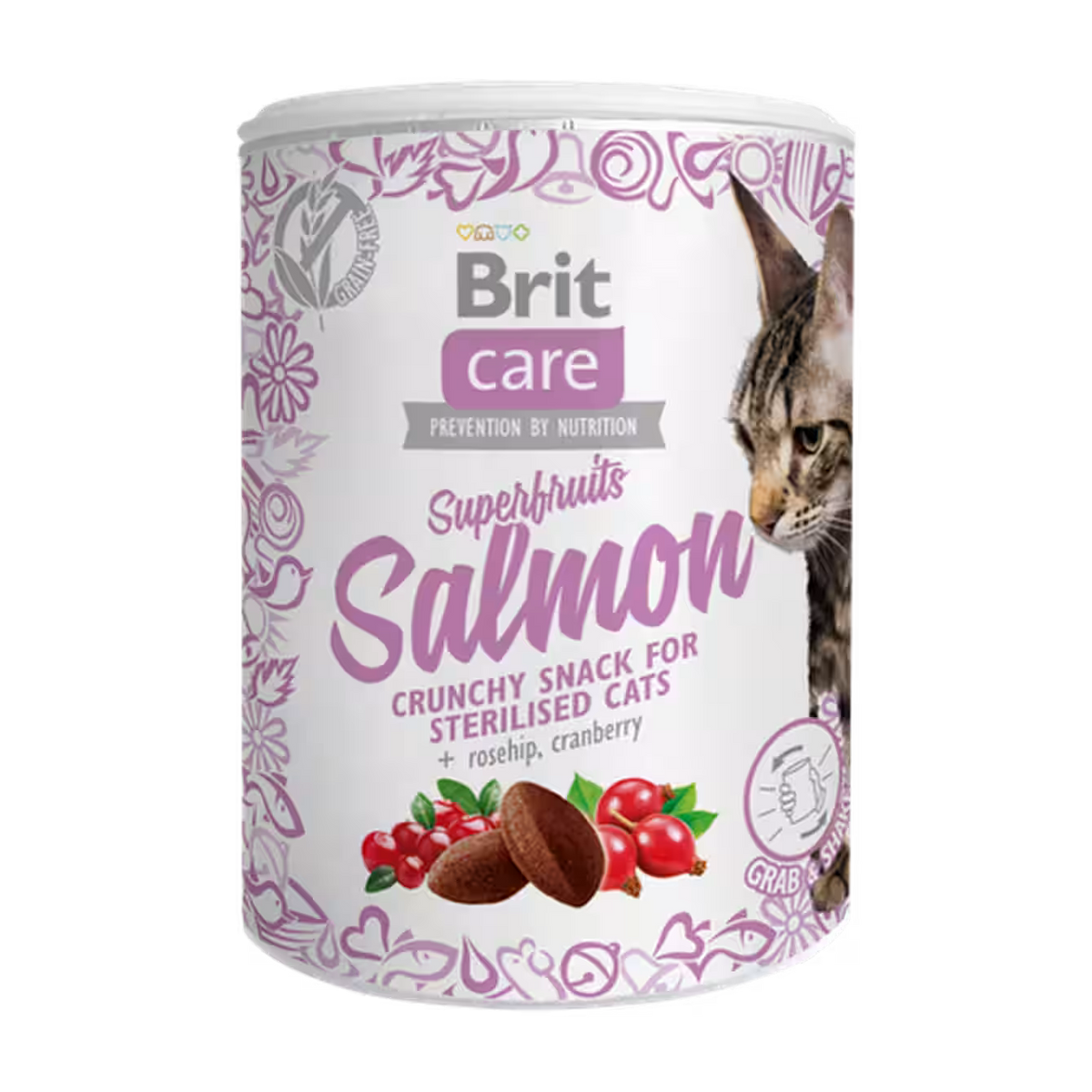 Brit Care | Superfruits Salmon snack crujiente para gatos
