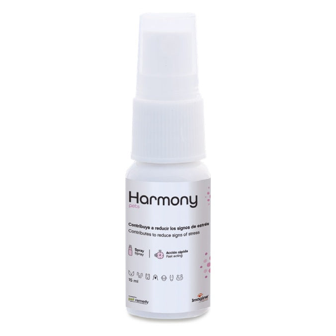 Harmony Pets | Spray calmante con aceites esenciales para perros y gatos – 15 ml