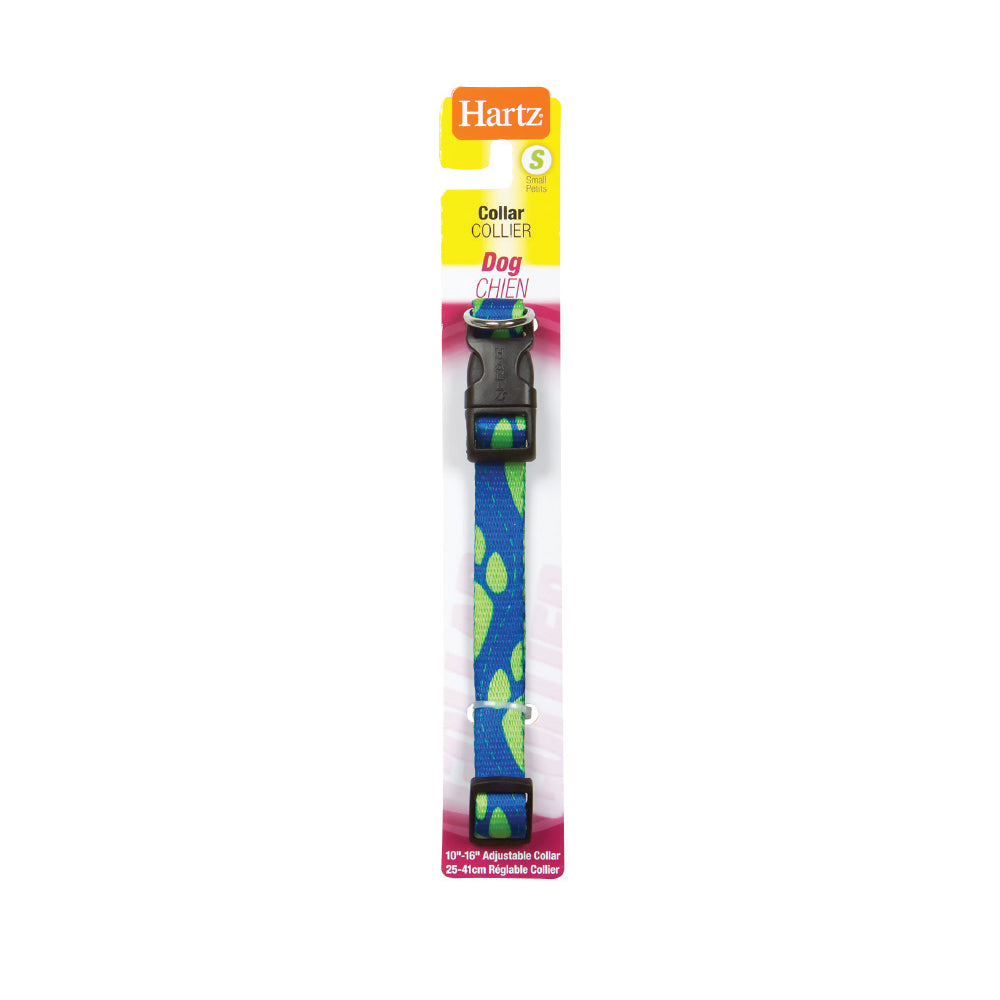 Hartz — collar ajustable para perros 10-16 pulgadas estampado