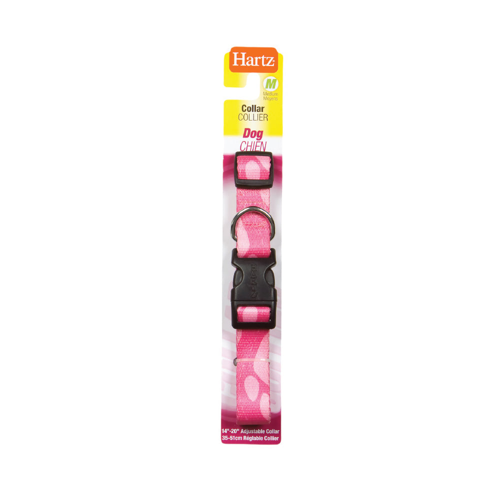 Hartz — collar ajustable para perros 14-20 pulgadas estampado