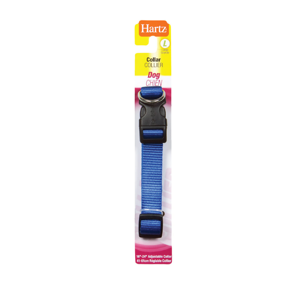 Hartz — collar ajustable para perros 16-24 pulgadas color entero