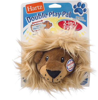 Hartz — Double Play juguete para perros, modelo león