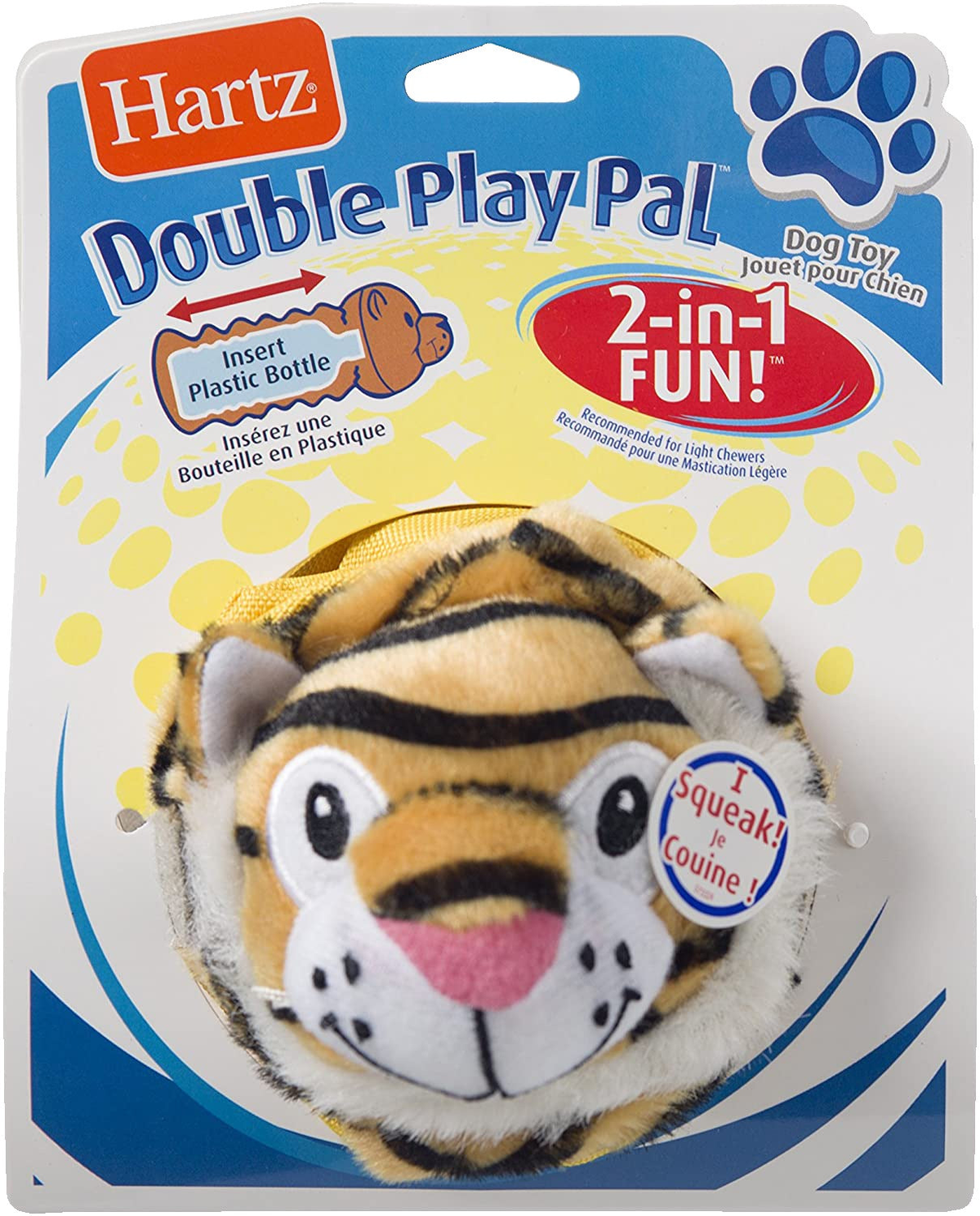 Hartz — Double Play juguete para perros, modelo tigre