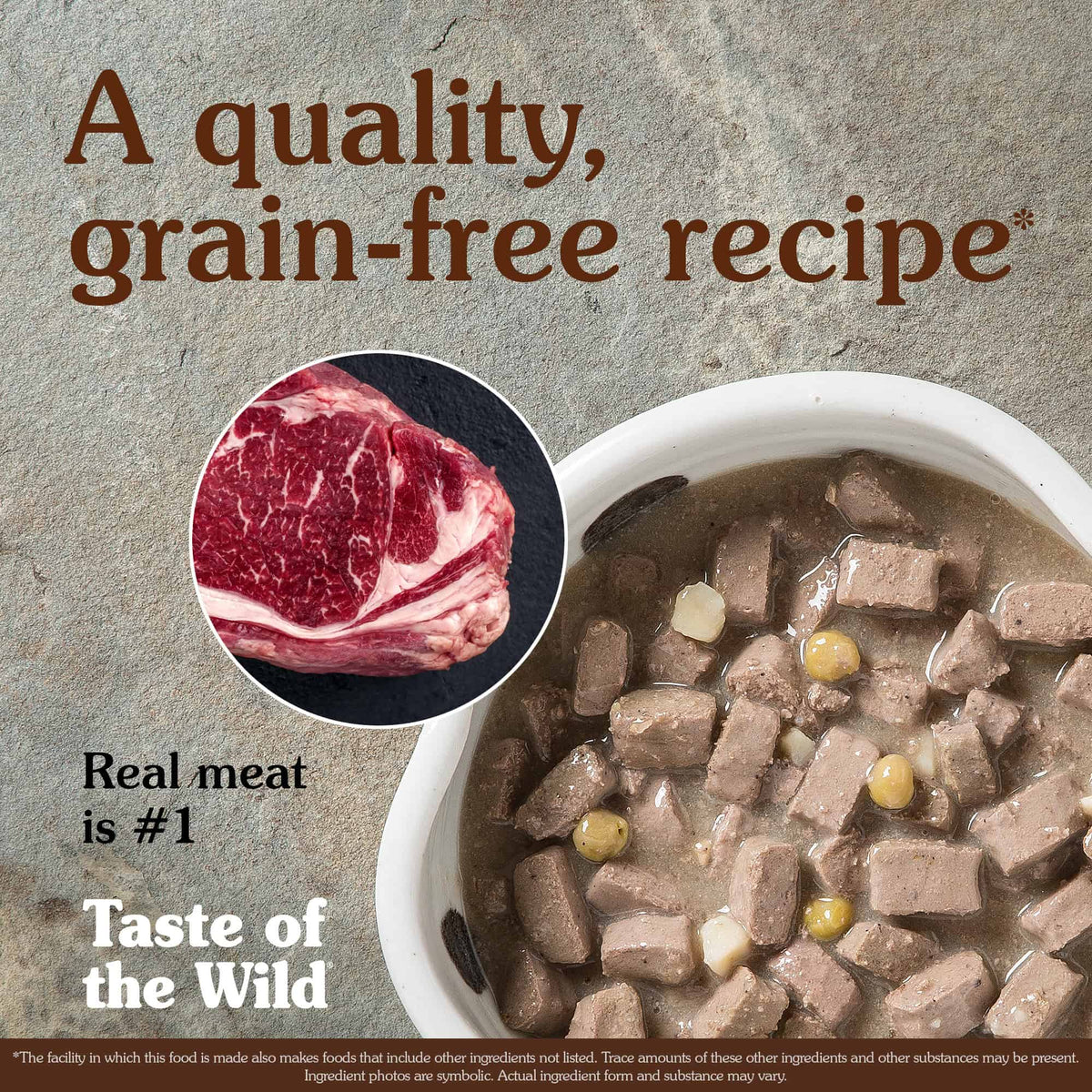 Taste of the Wild | High Prairie bisonte en salsa para perros (lata)