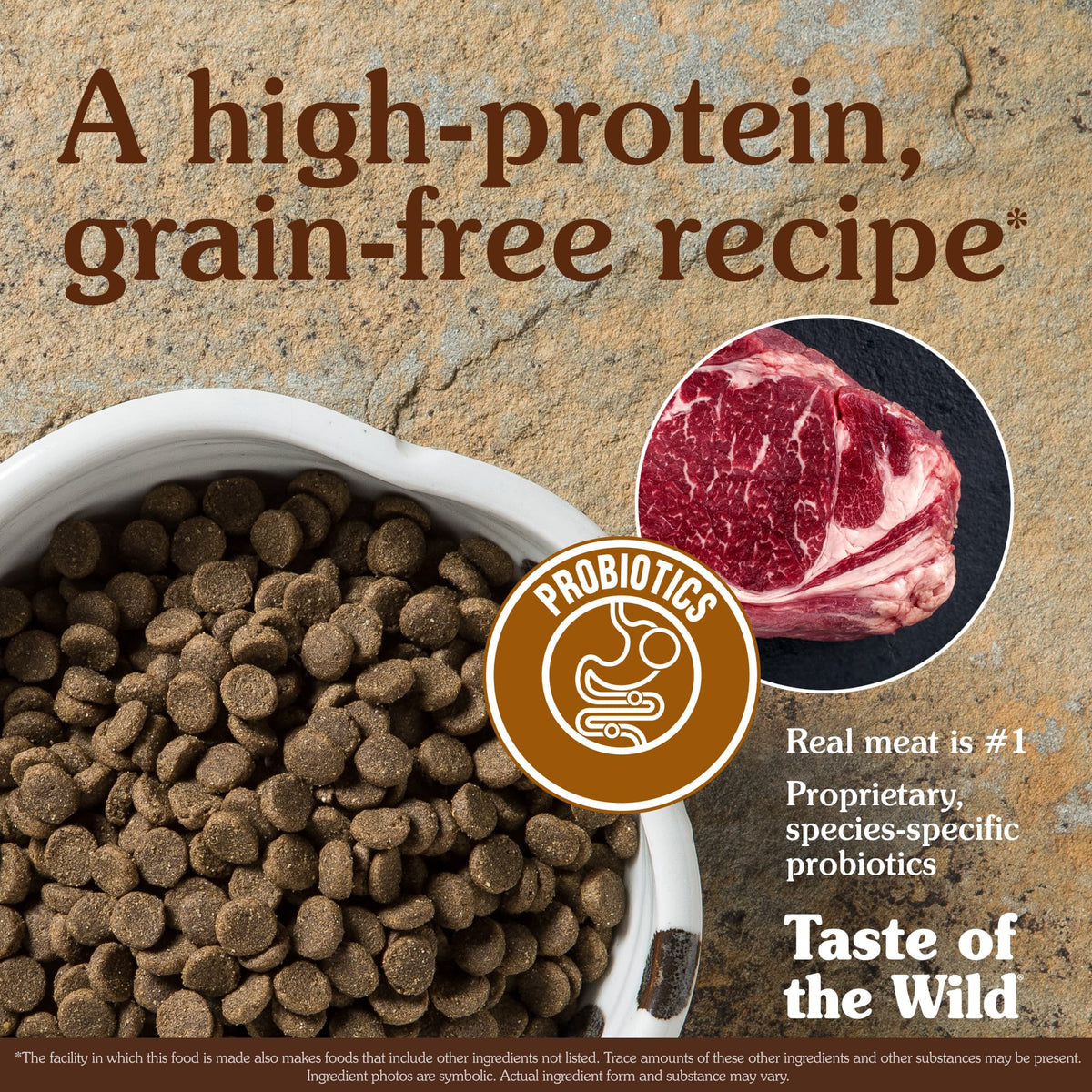 Taste of the Wild | High Prairie adultos con bisonte y venado asados