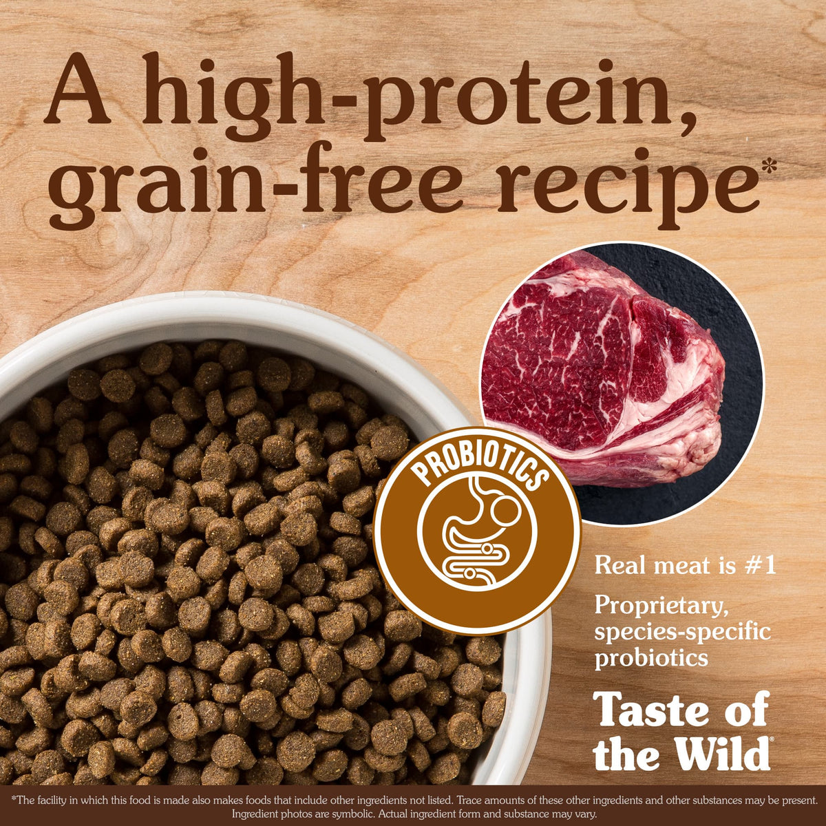 Taste of the Wild | High Prairie cachorros con bisonte y venado asados