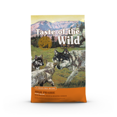 Taste of the Wild | High Prairie cachorros con bisonte y venado asados