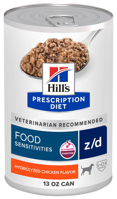 Hill's Prescription Diet | Alimento húmedo para perros Food Sensitivities z/d (Lata de 369 g)