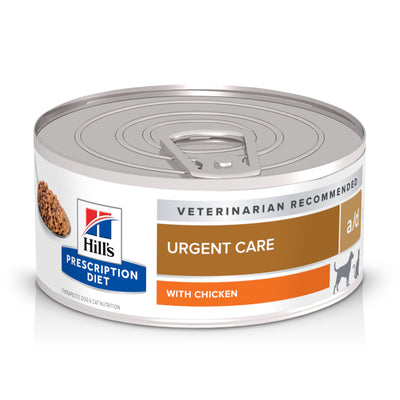 Hill's Prescription Diet | Alimento húmedo para perros y gatos Urgent Care a/d (Lata de 156 g)