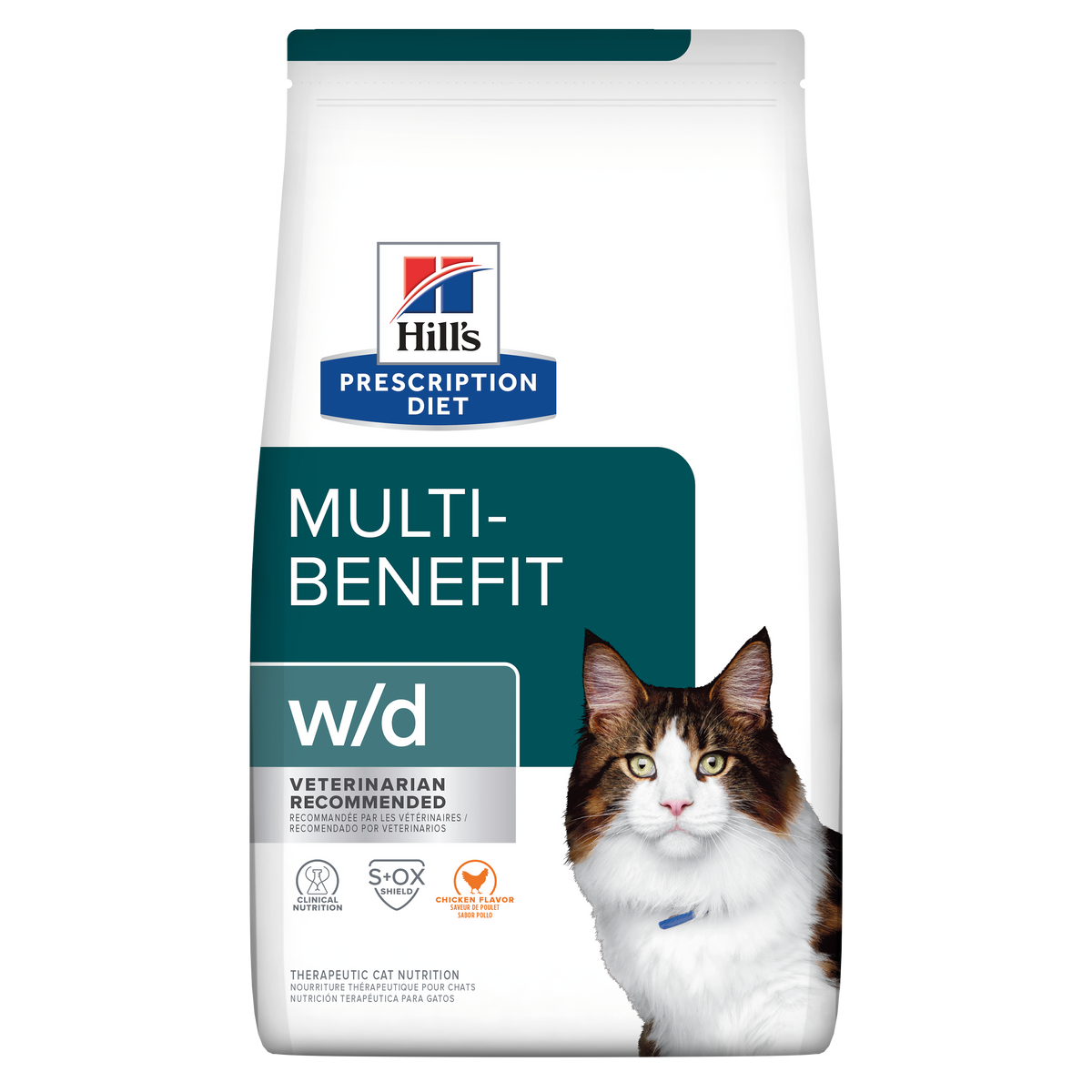 Hill's Prescription Diet | Alimento seco para gatos Multi-Benefit w/d