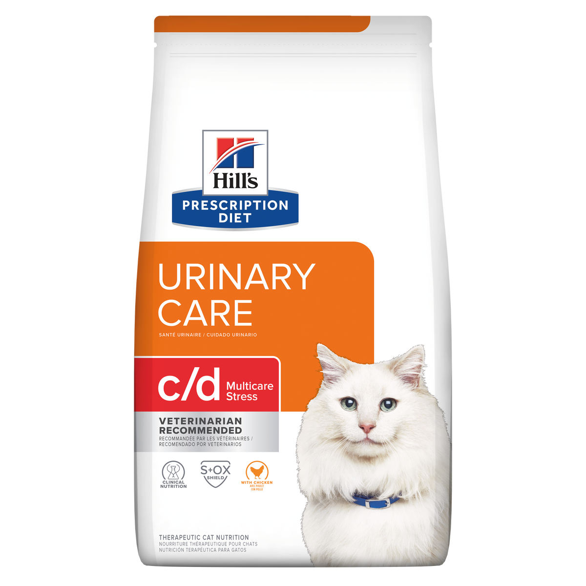 Hill's Prescription Diet | Alimento seco para gatos Urinary Care c/d Multicare Stress