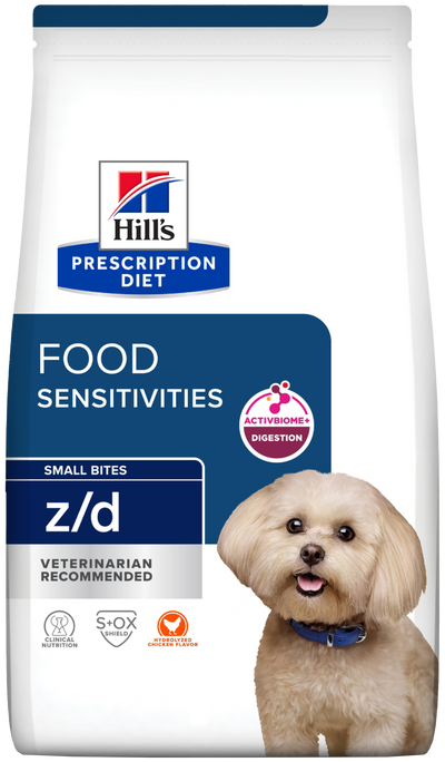 Hill's Prescription Diet | Alimento seco para perros Food Sensitivities z/d Small Bites