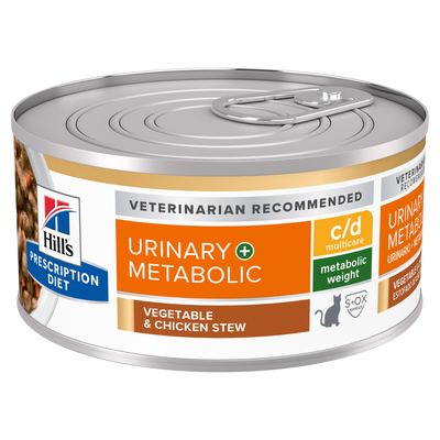 Hill's Prescription Diet c/d Multicare + Metabolic estofado para gatos