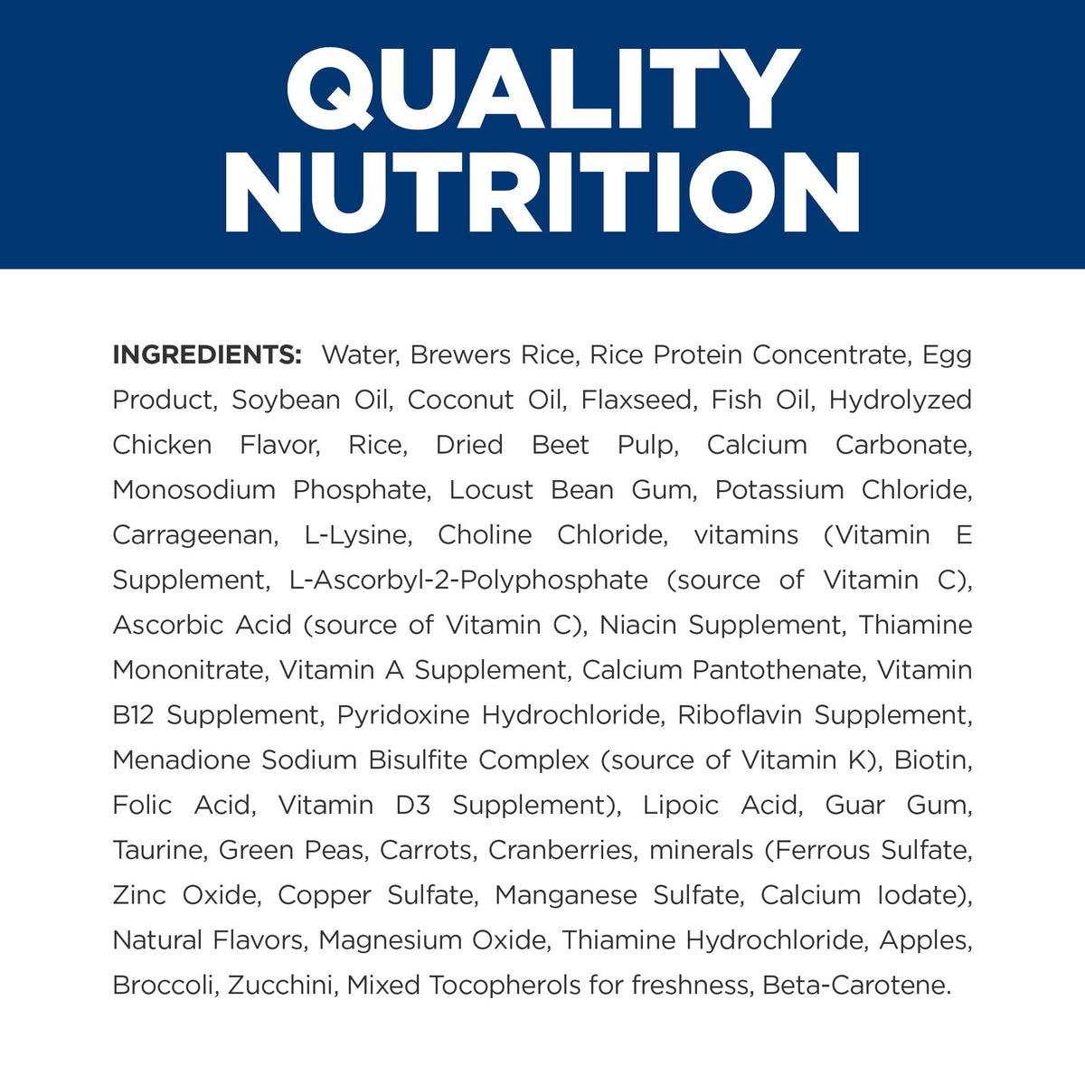 Hill's Prescription Diet Derm Complete alimento húmedo para perros · nutrición de calidad (ingredientes)