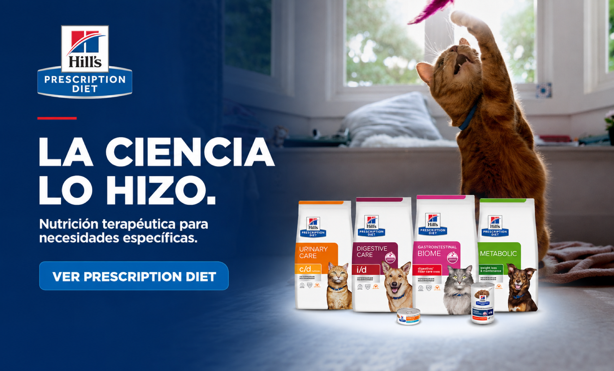 Hill's Prescription Diet: nutrición terapéutica para necesidades específicas.