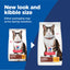 Hill's Science Diet Adult Hairball Control con pollo, alimento seco para gatos adultos · cambio de empaque