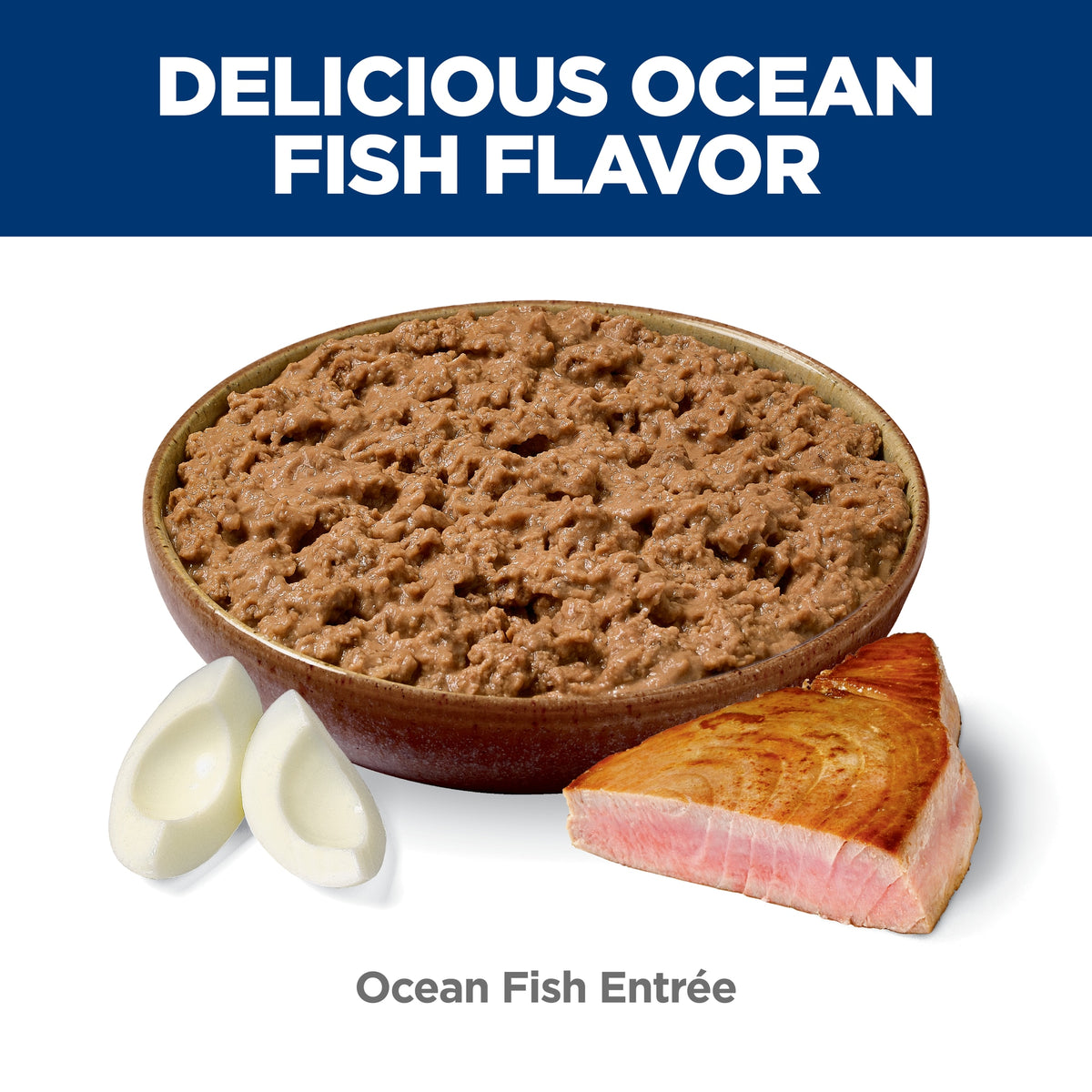 Hill's Science Diet Adult Indoor Ocean Fish Entrée, alimento húmedo para gatos adultos · alimento