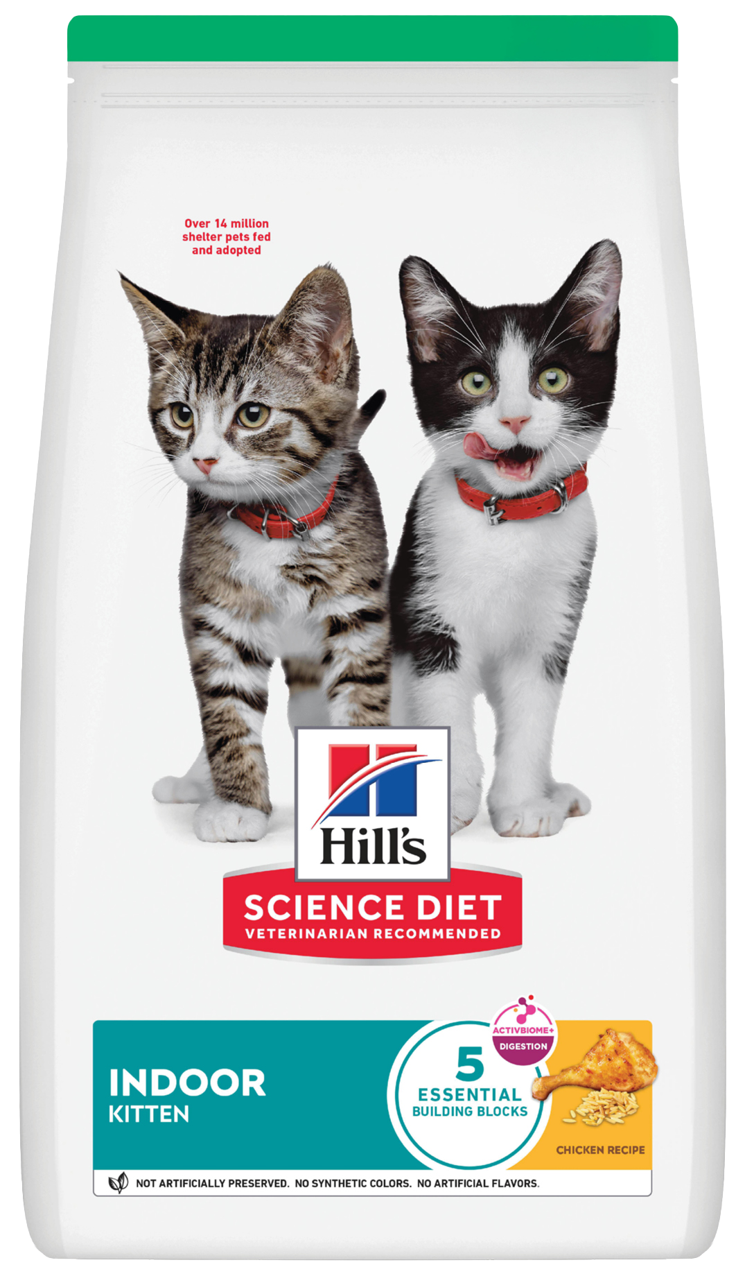 Hill's Science Diet | Alimento seco para gatitos Kitten Indoor. Receta de pollo