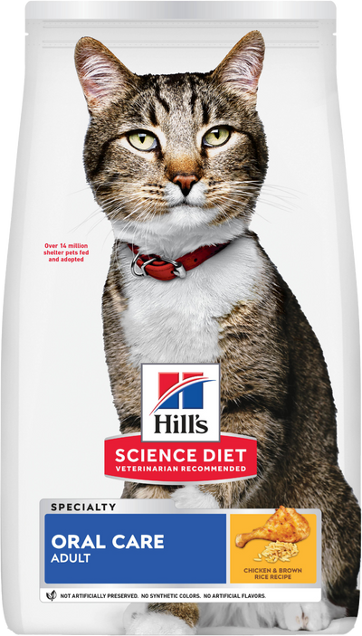 Hill's Science Diet | Alimento seco para gatos adultos Adult Oral Care