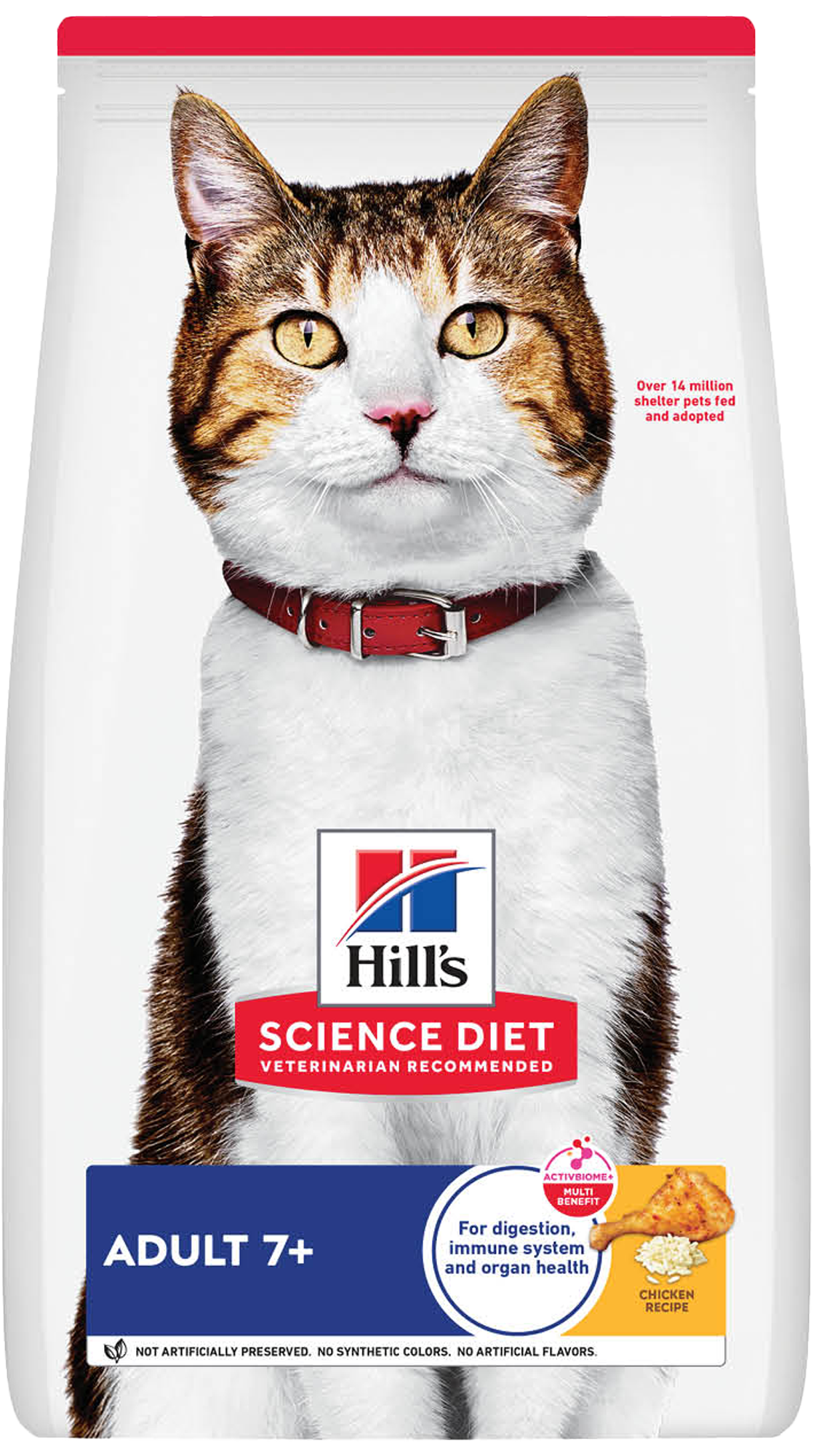Hill's Science Diet | Alimento seco para gatos maduro Adult 7+. Receta de pollo