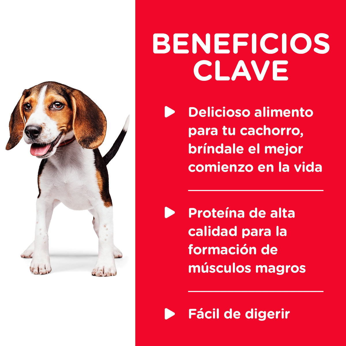 Hill's Science Diet Puppy Chicken & Barley Entrée, alimento húmedo para perros cachorros · beneficios principales