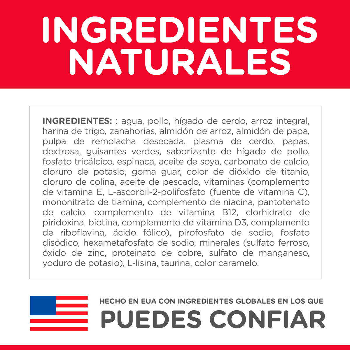 Hill's Science Diet Puppy Chicken & Barley Entrée, alimento húmedo para perros cachorros · ingredientes