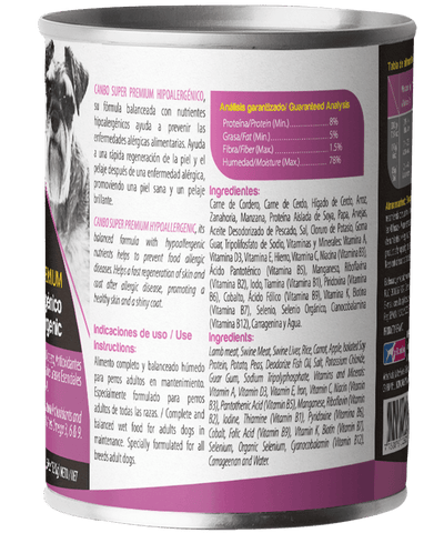 Canbo | DOG PATE HIPOALERGENICO AD