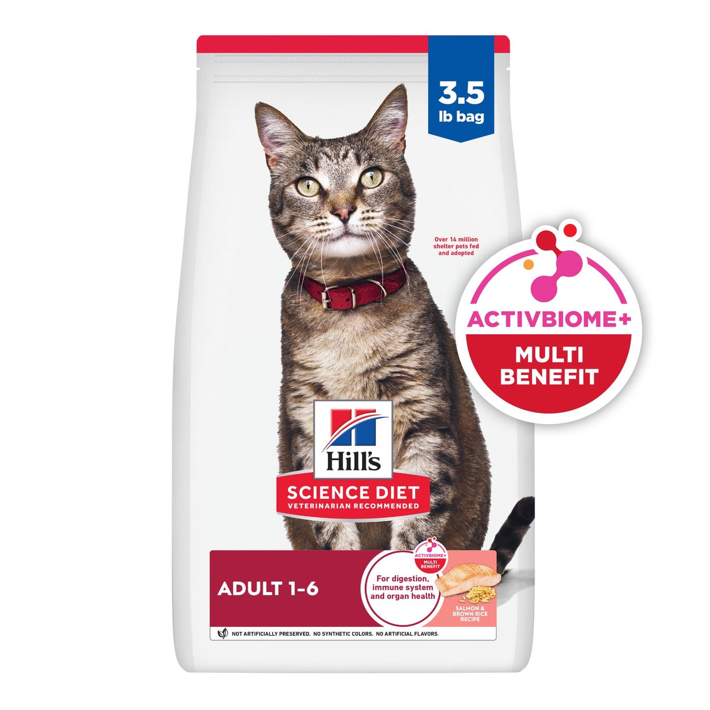 Hill's Science Diet | Alimento seco para gatos adultos Adult. Receta de salmón